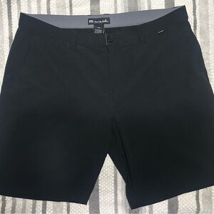 Travis Mathew Charcoal Flat Front Shorts